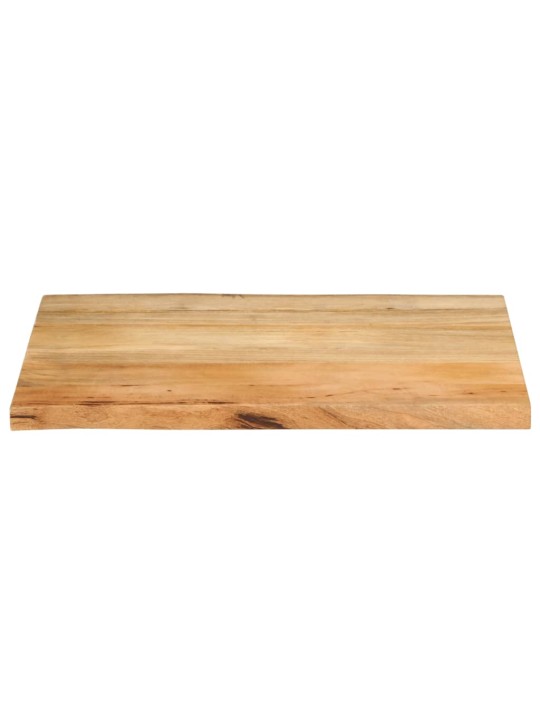 Stolní deska 80 x 60 x 3,8 cm živá hrana mangovníkové dřevo