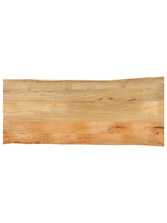 Stolní deska 140 x 60 x 3,8 cm živá hrana mangovníkové dřevo