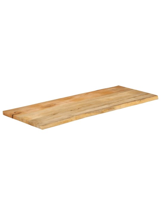Stolní deska 140 x 60 x 3,8 cm živá hrana mangovníkové dřevo