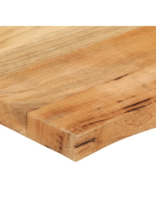 Stolní deska 140 x 60 x 3,8 cm živá hrana mangovníkové dřevo