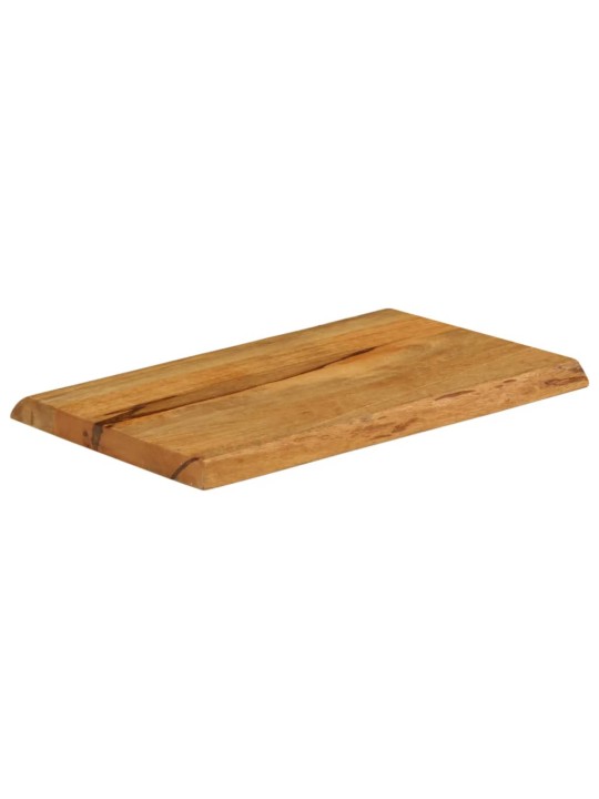 Stolní deska 50 x 40 x 2,5 cm živá hrana mangovníkové dřevo