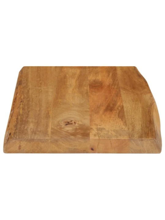 Stolní deska 70 x 40 x 2,5 cm živá hrana mangovníkové dřevo