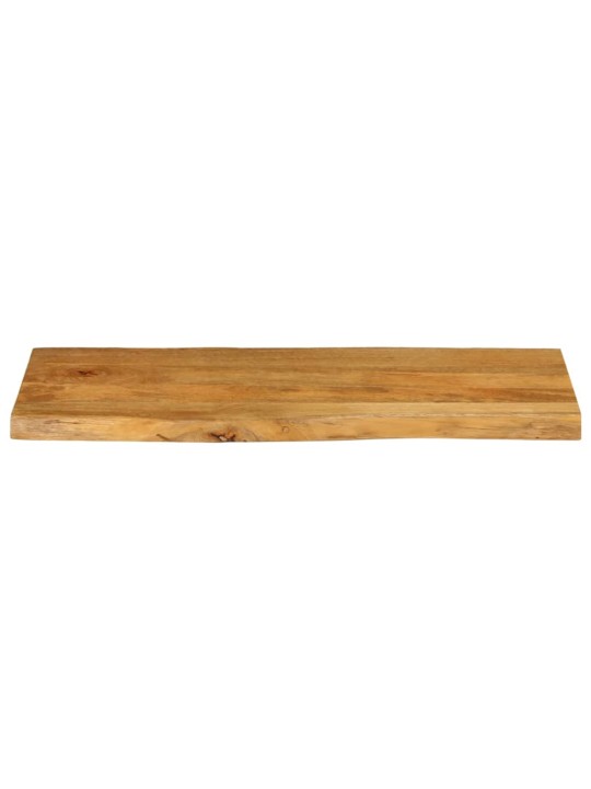 Stolní deska 90 x 40 x 2,5 cm živá hrana mangovníkové dřevo