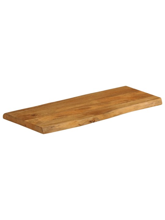 Stolní deska 100 x 40 x 2,5 cm živá hrana mangovníkové dřevo