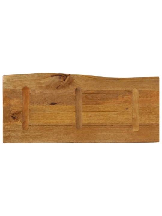 Stolní deska 100 x 40 x 2,5 cm živá hrana mangovníkové dřevo