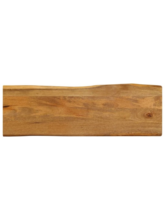 Stolní deska 110 x 40 x 2,5 cm živá hrana mangovníkové dřevo