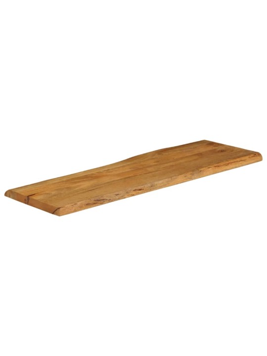 Stolní deska 110 x 40 x 2,5 cm živá hrana mangovníkové dřevo