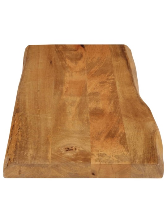 Stolní deska 110 x 40 x 2,5 cm živá hrana mangovníkové dřevo