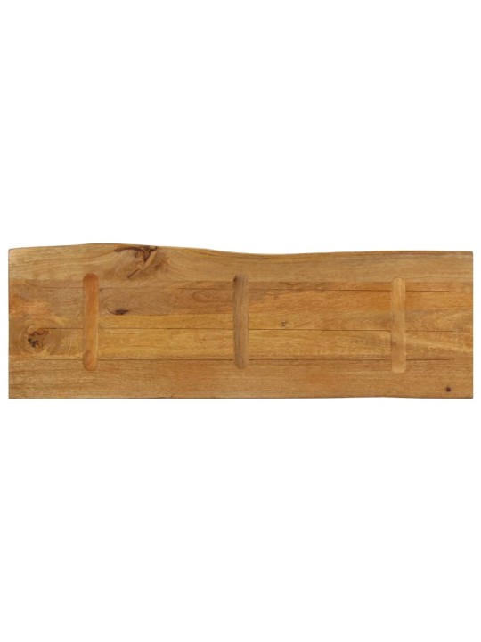 Stolní deska 110 x 40 x 2,5 cm živá hrana mangovníkové dřevo