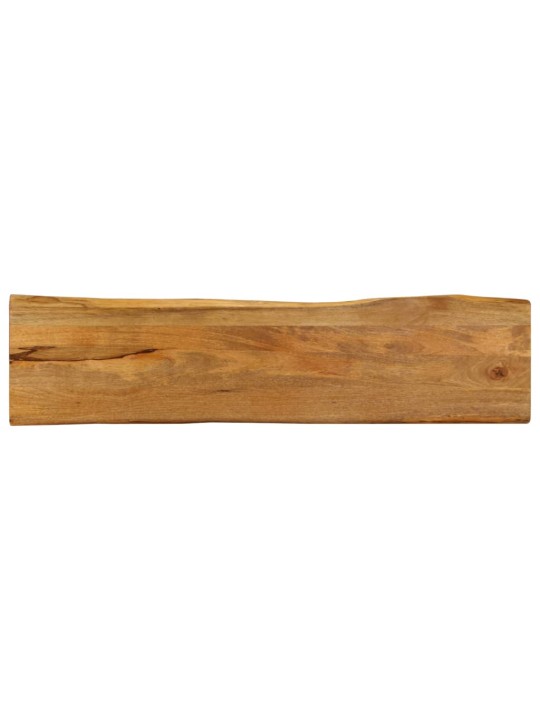 Stolní deska 160 x 40 x 2,5 cm živá hrana mangovníkové dřevo