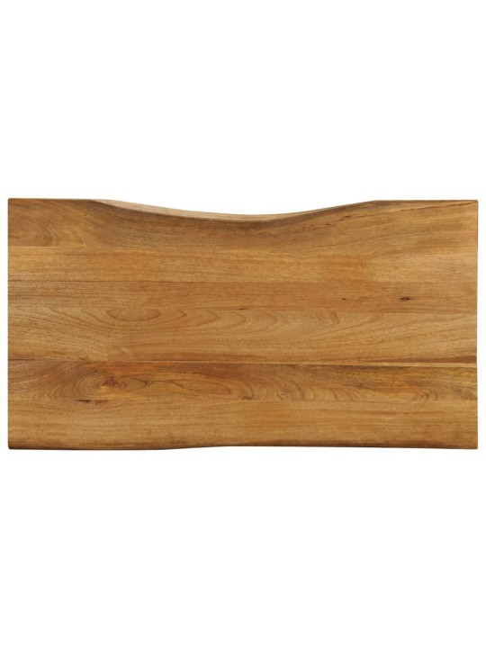 Stolní deska 110 x 60 x 2,5 cm živá hrana mangovníkové dřevo