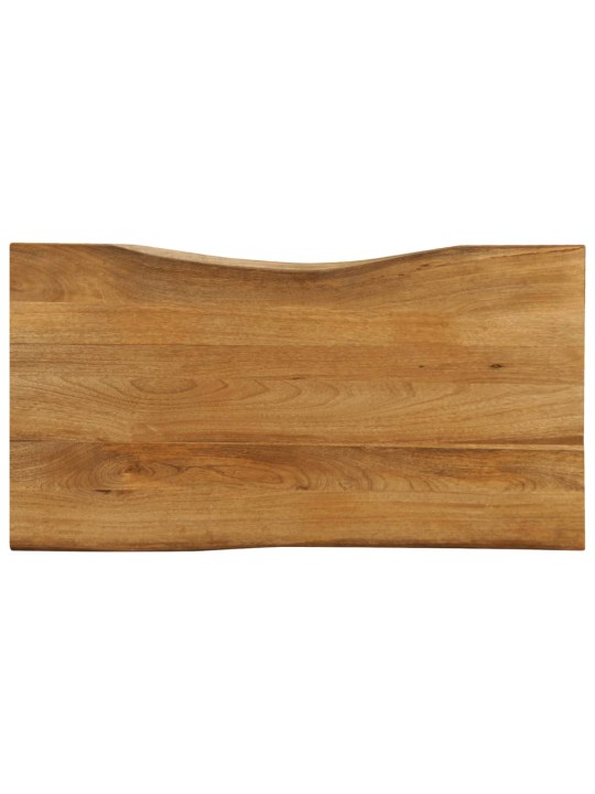 Stolní deska 120 x 60 x 2,5 cm živá hrana mangovníkové dřevo