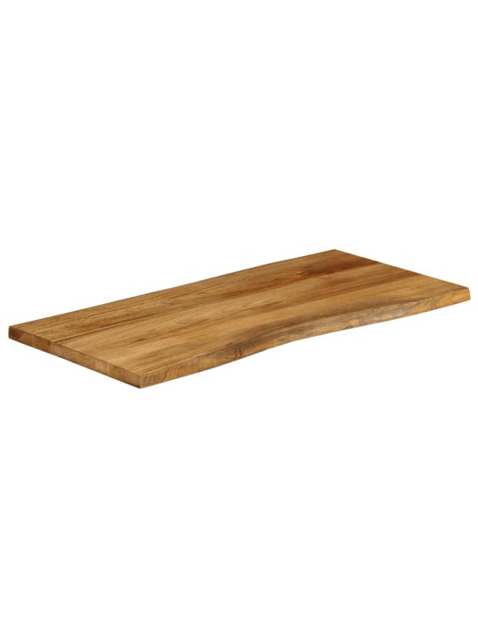 Stolní deska 120 x 60 x 2,5 cm živá hrana mangovníkové dřevo
