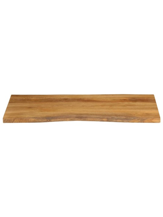 Stolní deska 120 x 60 x 2,5 cm živá hrana mangovníkové dřevo