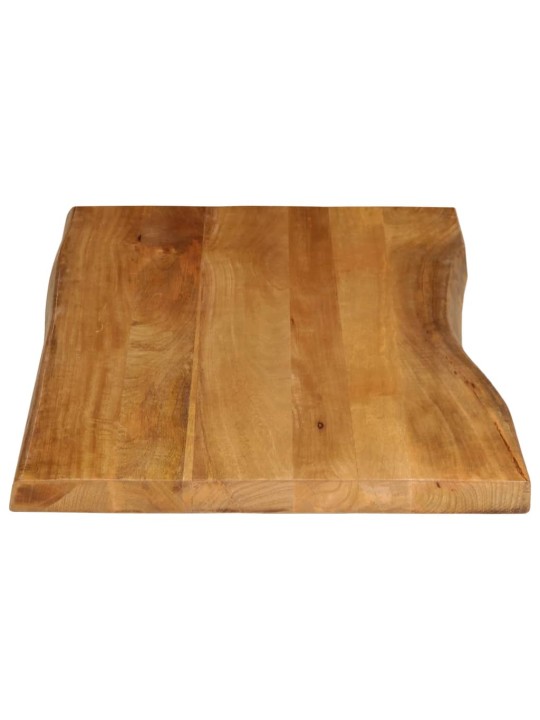 Stolní deska 120 x 60 x 2,5 cm živá hrana mangovníkové dřevo