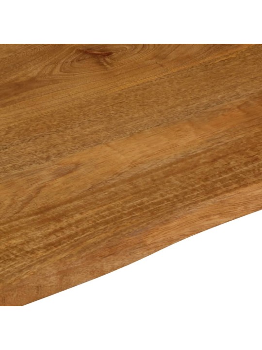 Stolní deska 90 x 80 x 2,5 cm živá hrana mangovníkové dřevo