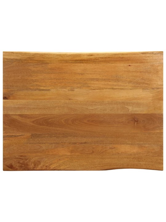 Stolní deska 100 x 80 x 2,5 cm živá hrana mangovníkové dřevo