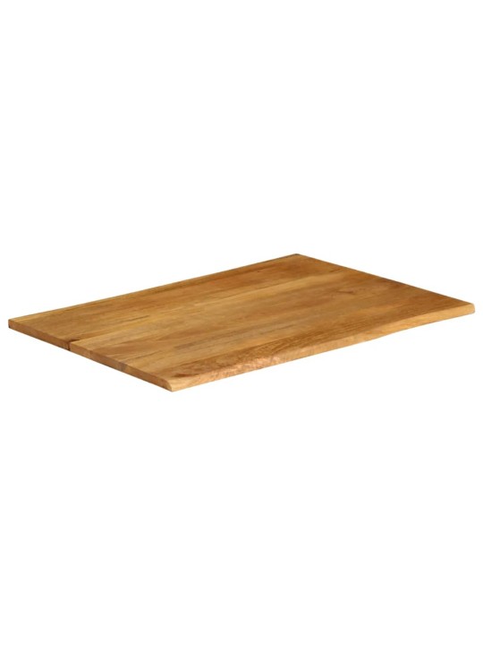 Stolní deska 100 x 80 x 2,5 cm živá hrana mangovníkové dřevo