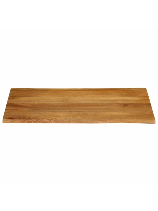 Stolní deska 100 x 80 x 2,5 cm živá hrana mangovníkové dřevo