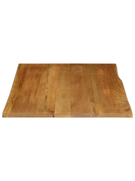Stolní deska 100 x 80 x 2,5 cm živá hrana mangovníkové dřevo