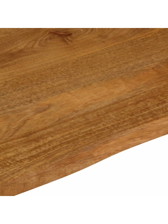 Stolní deska 100 x 80 x 2,5 cm živá hrana mangovníkové dřevo