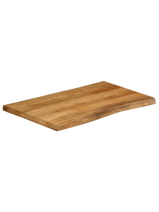Stolní deska 70 x 60 x 3,8 cm živá hrana mangovníkové dřevo