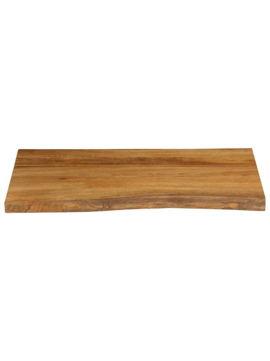 Stolní deska 70 x 60 x 3,8 cm živá hrana mangovníkové dřevo