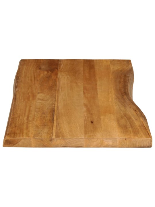 Stolní deska 120 x 60 x 3,8 cm živá hrana mangovníkové dřevo