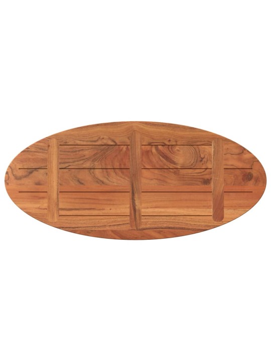 Stolní deska 100 x 40 x 3,8 cm oválná masivní akáciové dřevo