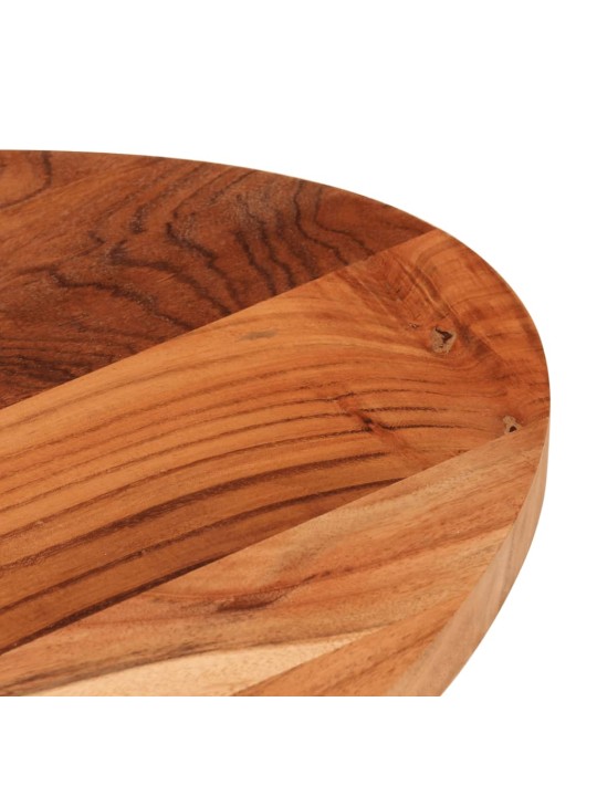 Stolní deska 100 x 40 x 3,8 cm oválná masivní akáciové dřevo