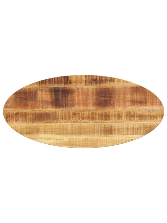 Stolní deska 100x50x2,5 cm oválná masivní mangovníkové dřevo