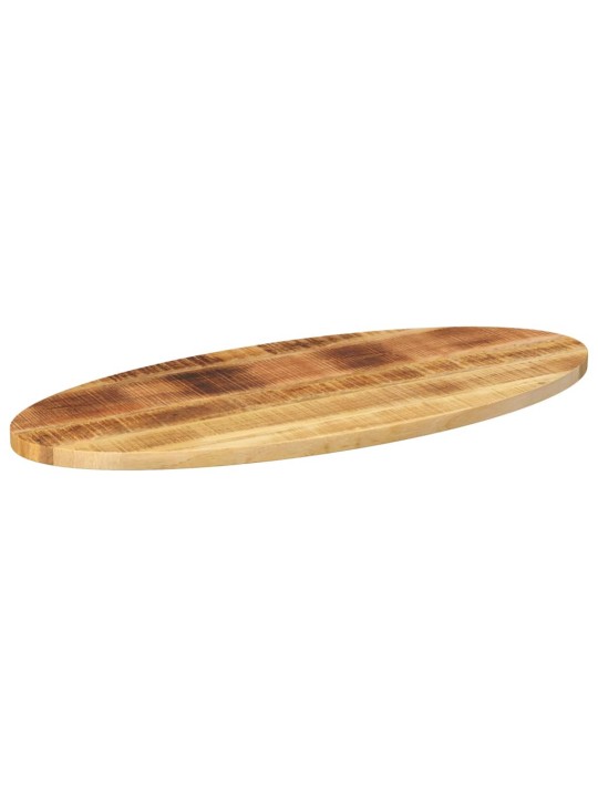 Stolní deska 110x50x2,5 cm oválná masivní mangovníkové dřevo