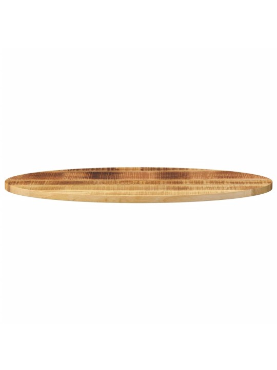 Stolní deska 110x50x2,5 cm oválná masivní mangovníkové dřevo