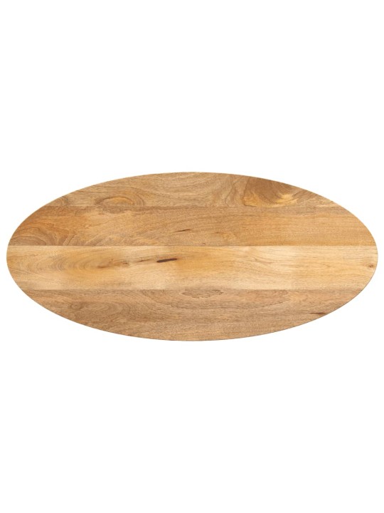 Stolní deska 140x50x2,5 cm oválná masivní mangovníkové dřevo
