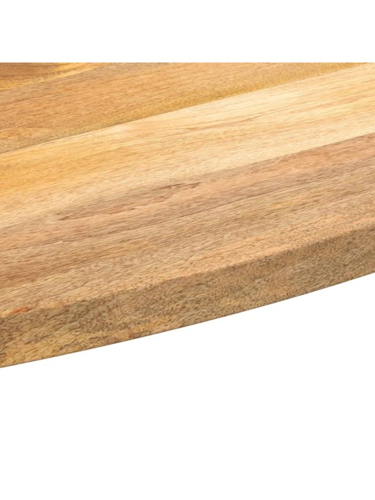 Stolní deska 140x50x2,5 cm oválná masivní mangovníkové dřevo