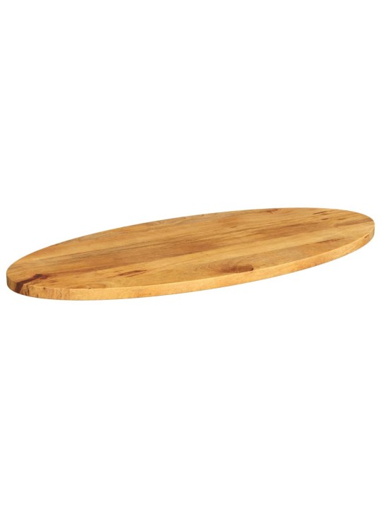 Stolní deska 90 x 40 x 2,5 cm oválná masivní mangovníkové dřevo