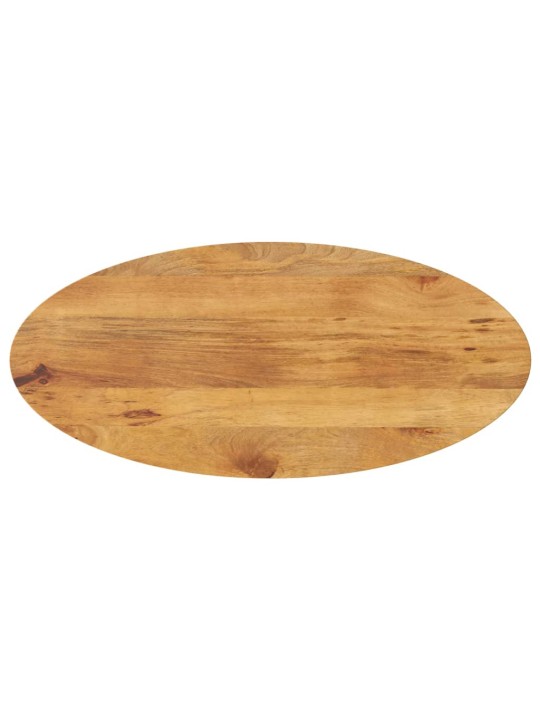 Stolní deska 100x40x2,5 cm oválná masivní mangovníkové dřevo