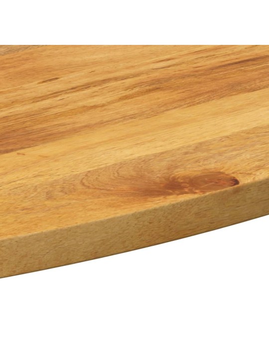 Stolní deska 100x40x2,5 cm oválná masivní mangovníkové dřevo