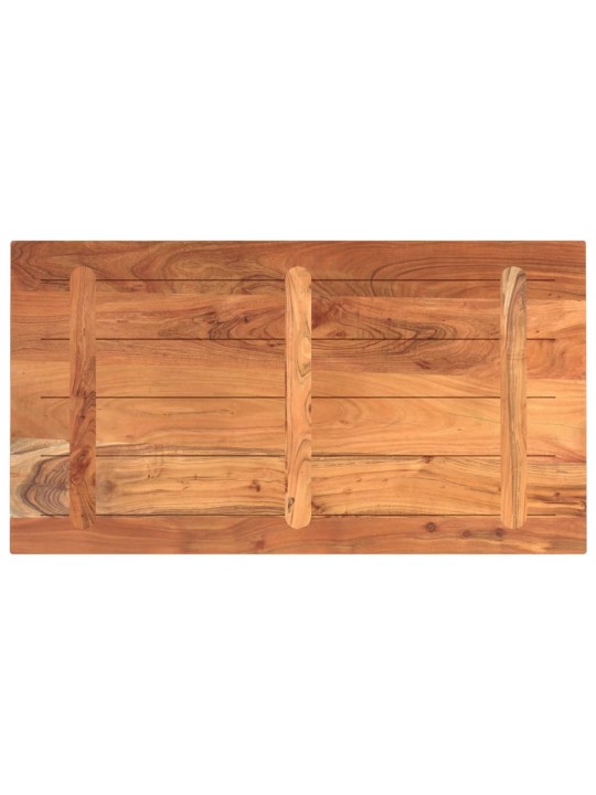 Stolní deska 100x50x2,5 cm obdélníková masivní akáciové dřevo