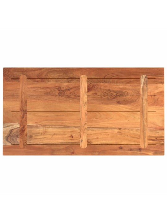 Stolní deska 100x60x2,5 cm obdélníková masivní akáciové dřevo