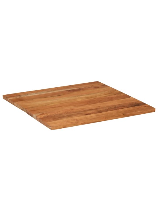 Stolní deska 70 x 70 x 2,5 cm čtvercová masivní akáciové dřevo