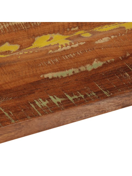 Stolní deska 140x20x2,5cm obdélníková masivní recyklované dřevo