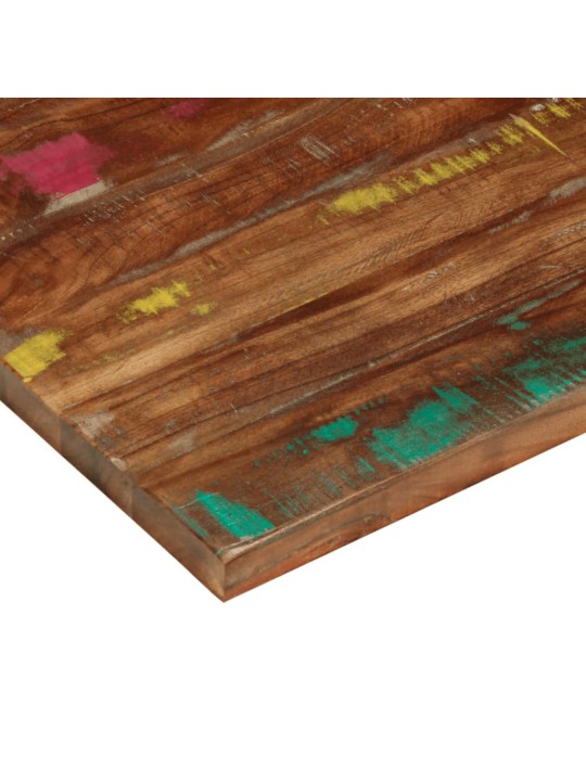 Stolní deska 100x60x2,5cm obdélníková masivní recyklované dřevo