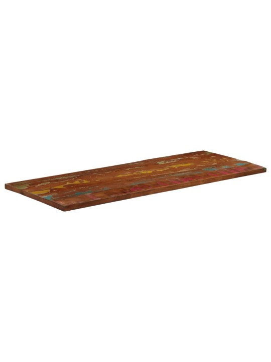 Stolní deska 140x60x1,5cm obdélníková masivní recyklované dřevo