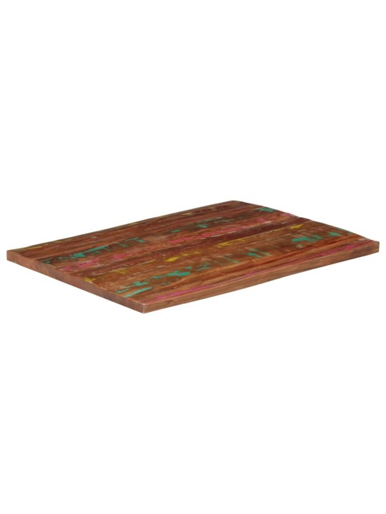 Stolní deska 100x80x2,5cm obdélníková masivní recyklované dřevo