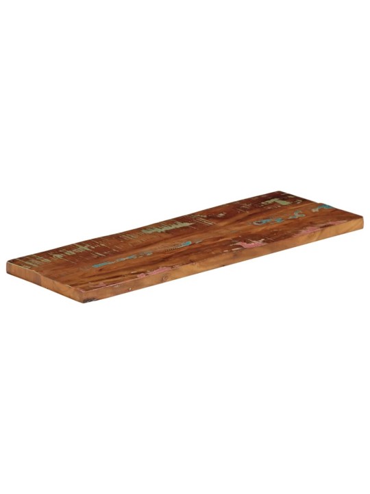 Stolní deska 90x20x3,8 cm obdélníková masivní recyklované dřevo