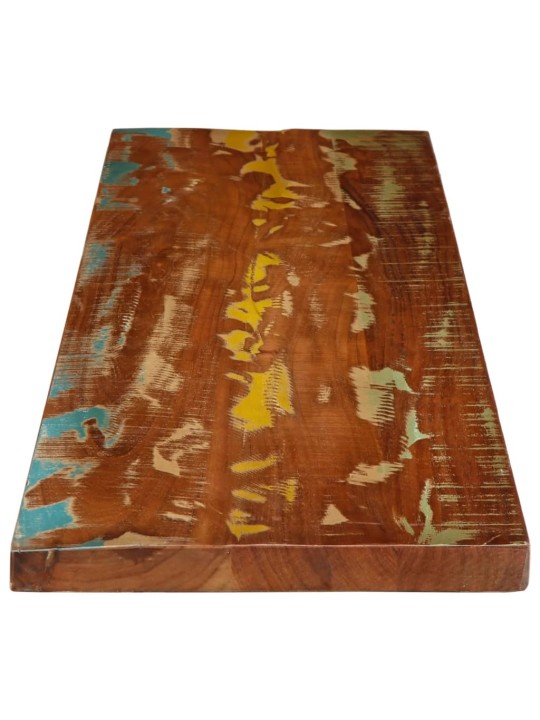Stolní deska 180x20x3,8cm obdélníková masivní recyklované dřevo