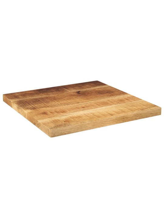Stolní deska 50x50x2,5 cm čtvercová hrubé mangovníkové dřevo