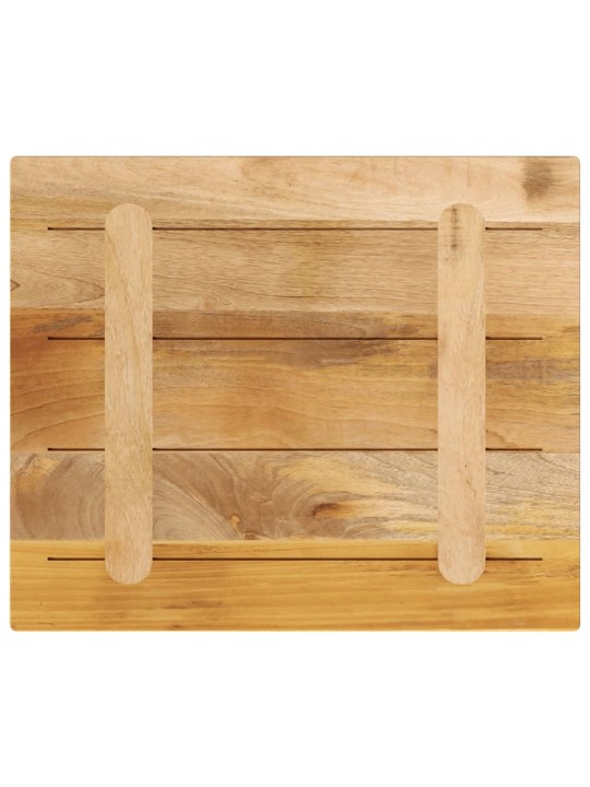 Stolní deska 60x50x2,5 cm obdélníková hrubé mangovníkové dřevo