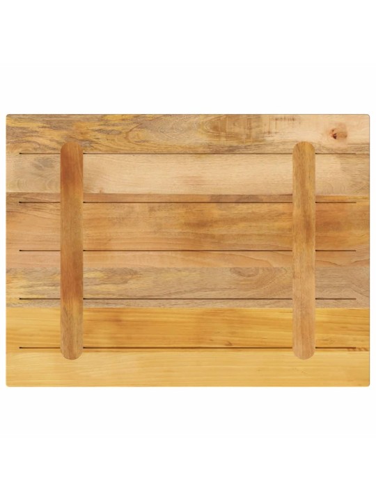 Stolní deska 80x70x1,5 cm obdélníková hrubé mangovníkové dřevo